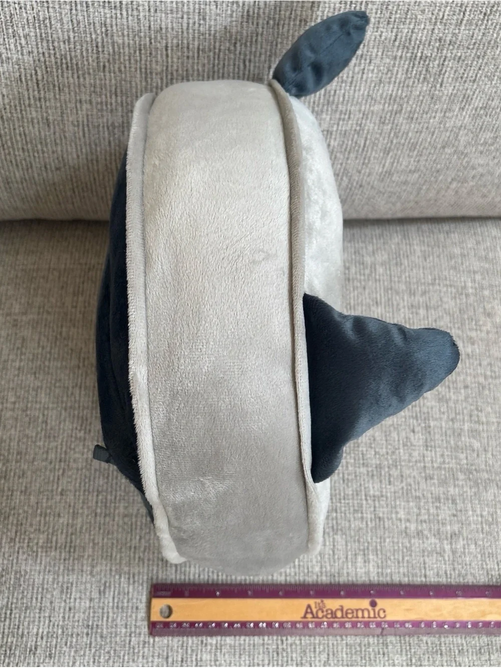 IKEA Gray and Black Cat Face Pillow cushion for bed or sofa new discontinued - Picture 13 of 16